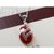 金陵十二钗hmgp0048新月抱佳人925纯银红玛瑙项链（红色）（不含链子）第3张高清大图