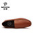 名郎男鞋男士商务休闲皮鞋头层牛皮鞋子流行男鞋子M1429(浅雅棕 39)第3张高清大图
