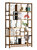 新中式书架落地书柜置物架客厅卧室实木多层儿童收纳学生展示架子(带门款（左右通用）-特价)第5张高清大图