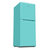 星星（XingXing） 108升 双门小冰箱 彩色冰箱 家用冷藏冷冻电冰箱(BCD-108E绿色)第2张高清大图
