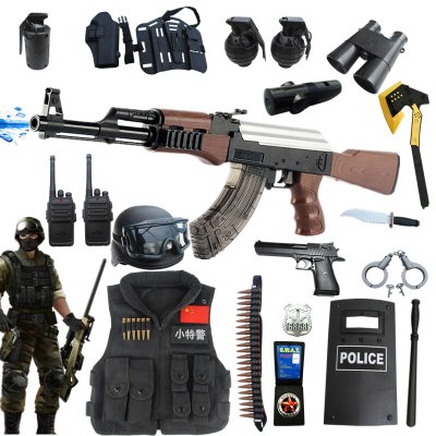 【男孩玩具枪 特警套装 吃鸡抢scar电动水弹cs