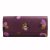 COACH 蔻驰 女士新款花卉印花涂层帆布柔软钱包53751(紫色53751)第3张高清大图