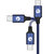 秋叶原（CHOSEAL）安卓数据线手机充电线Micro数据传输线USB充电器电源线 1米 蓝色 QS6802BT1第5张高清大图