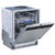 西门子iQ300系列全嵌式13套大容量5D智能洁净家用厨房洗碗机预冲洗SJ636X03JC 洗碗机和白色面板第2张高清大图