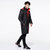 并力新款户外棉服男长款过膝防寒大衣加厚保暖冬季运动棉衣外套(黑红 4XL185-190)第3张高清大图