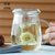 物生物蘑菇杯茶杯韩版创意潮流透明玻璃杯带把便携花茶泡茶办公杯380ML /420ML/500ML(灰色)第5张高清大图