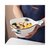 创意鱼形碗小碟子不规则个性日式家用单个汤面手柄碗陶瓷水果沙拉(7英寸面碗)第4张高清大图