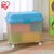 爱丽思IRIS大号透明塑料大容量儿童可移动玩具收纳箱衣物整理箱540(粉色)第5张高清大图