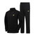耐克/Nike男款运动套装2016春季纯棉套装运动套装男装运动服运动裤外套(黑色 XXXL)第3张高清大图