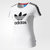 Adidas三叶草女子短袖T恤白色圆领运动休闲上衣夏季新款BK2094(BK2094 M)第2张高清大图