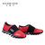 火枪手春季男鞋运动鞋网面休闲鞋男士弹簧减震跑步鞋X61N305B(红色 39)第5张高清大图