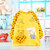 新款男女宝宝罩衣防水反穿衣 儿童画画衣纯棉水晶绒婴儿护衣7651(黄色 120)第2张高清大图