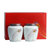 凤羽茶叶罐双罐 礼盒装茶叶罐礼品盒中号红茶白茶龙井绿茶(【红色礼盒装】)第5张高清大图