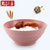 角拓者 日式创意儿童可爱吃饭碗塑料泡面碗套装家庭家用微波炉餐具(6个大号+4个小号(颜色随机))第2张高清大图