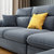 A家家具 布艺沙发现代简约组合大小户型可拆洗沙发组合 DB1558(蓝灰色 三人位+右贵妃位)第3张高清大图