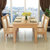 北欧全实木餐椅白蜡木原木色现代简约家用餐椅餐厅家具(原木色 全实木餐椅)第5张高清大图