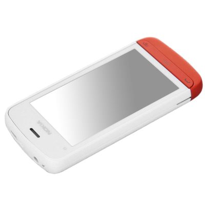 诺基亚（NOKIA）C5-06手机（白橙色）非定制机