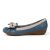 PUBGO2013年春季女鞋蝴蝶结单鞋休闲款W124003(64蓝色 36)第2张高清大图