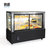 黑色蛋糕冷藏柜直角烧烤展示柜冷藏保鲜柜透明商用慕斯冷冻展示柜玻璃(1.5米)第2张高清大图