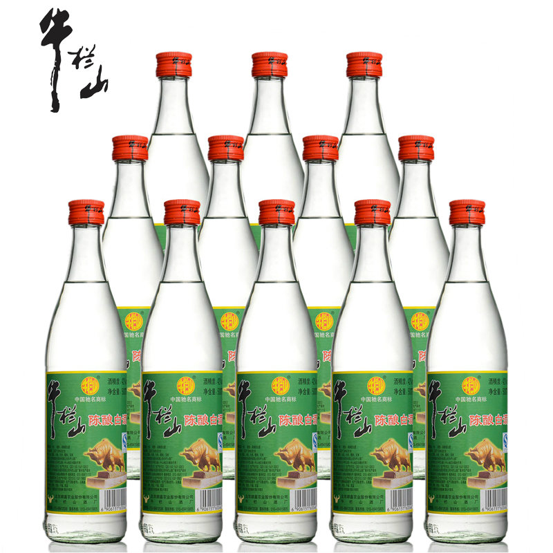 42度牛栏山陈酿500ml12瓶套装