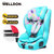 惠尔顿儿童安全座椅 ISOFIX接口宝宝汽车儿童座椅9月-12岁酷睿宝(蒂芙尼蓝)第2张高清大图