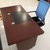 淮杭 办公桌职员桌油漆办公桌贴实木皮办公桌 HH-BG750(红胡桃色 板材)第4张高清大图