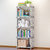 索尔诺简易书架 书柜置物架 创意组合层架子 落地儿童书橱(灰色 书架sjsx105)第2张高清大图