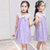 2020夏装新款童装女童连衣裙超洋气宝宝小女孩儿童公主裙  CL(150cm 3)第3张高清大图