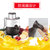 苏泊尔(SUPOR)   TJE01A-250果汁榨汁机家用迷你全自动高出汁易清洗(TJE01A-250  深咖啡+白色 热销)第2张高清大图