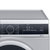 西门子（SIEMENS）全自动变频滚筒洗衣机 全新升级面板 筒清洁 WM12N1M81W(银色 8公斤)第4张高清大图
