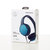 Audio Technica/铁三角 ATH-AR1iS 头戴式线控耳麦通用音乐耳机(蓝)第3张高清大图