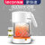 lecon/乐创 LC-HK02便携式折叠热水壶 旅行迷你小烧水壶电热水杯(粉色)第3张高清大图