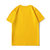 夏季纯棉短袖T恤男装 国货潮牌宽松港风男士打底衫圆领半袖 DQC12710(DQC12710黄色 4XL)第2张高清大图