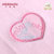 小米米minimoto 婴儿宝宝三角围巾口水巾多功能巾两条装(粉红色)第4张高清大图