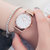 阿玛尼手表 简约时尚米兰编织钢带 石英表AR1956 玫瑰金女表(白色)第2张高清大图