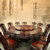 红木家具2米红木大圆桌实木饭桌圆形餐桌带12椅组合集一美家具南美酸枝木(其他 2米+12椅)第3张高清大图