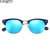 卡莎度(CASATO) 太阳镜时尚个性大框潮太阳镜 防紫外线太阳镜 墨镜1500(蓝色)第4张高清大图