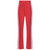 七格格 2017春装新款 侧拉链织带拼接宽松运动裤休闲长裤 女M128(红色 S)第5张高清大图