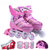 美洲狮（COUGAR）小孩溜冰鞋儿童全套装可调小孩轮滑鞋旱冰鞋男女(蓝色套装+包 26-30码可调)第2张高清大图