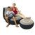 美国INTEX68564植绒充气沙发套装 懒人休闲沙发躺椅(本款)第2张高清大图