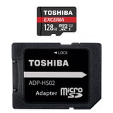 东芝（TOSHIBA）128GB 90MB/s TF(micro SD) 存储卡 UHS-I U3 Class10 高速存储卡 支持4K拍摄【国美自营 品质保证】东芝高端工艺精心打造，高达90MB/s的读取速度，外加一个SD适配器，一卡两用更实惠；