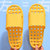浴室拖鞋镂空速干漏水夏季室内透气防滑防臭家用拖鞋男女款(蓝色 36/37)第2张高清大图
