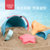 贝恩施（beiens）沙滩玩具套装 夏日宝宝户外沙滩戏水玩具挖沙软胶 宝宝洗澡玩具（颜色随机）(沙滩玩具5件套 套装)第3张高清大图