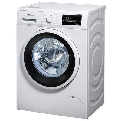 西门子(siemens) WS12K2601W 6.2公斤 超薄滚筒洗衣机(白色) 3D正负洗 BLDC无刷电机