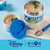 迪士尼焖烧杯双层保温饭盒儿童碗便携带勺子饭桶学生便当盒小提锅(梦幻蓝（720ML）双层)第2张高清大图