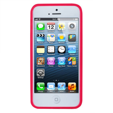 倍思 Apple IPhone5/5S 七彩保护套（红色）
