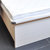 恒信家居 高箱功能储物抽屉现代简约双人床板木婚床 HXJN-MK50(单床 1.5米高箱)第3张高清大图