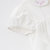davebella戴维贝拉2018夏季新款女童A字上衣宝宝T恤短袖DBA6677(6Y 白)第4张高清大图