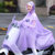 电动摩托车雨衣电车自行车单人雨披骑行男女透明雨披雨伞雨具纯色户外用品加长加大骑车(有后视镜套-粉红色)(XXXL)第5张高清大图