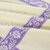毛巾被纯棉纱布空调被田园风情多功能毯 单双人午睡毯(紫色 180*220)第3张高清大图